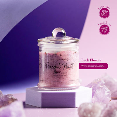 100ml Mini Peaceful Night — with Amethyst Crystal and Lavender